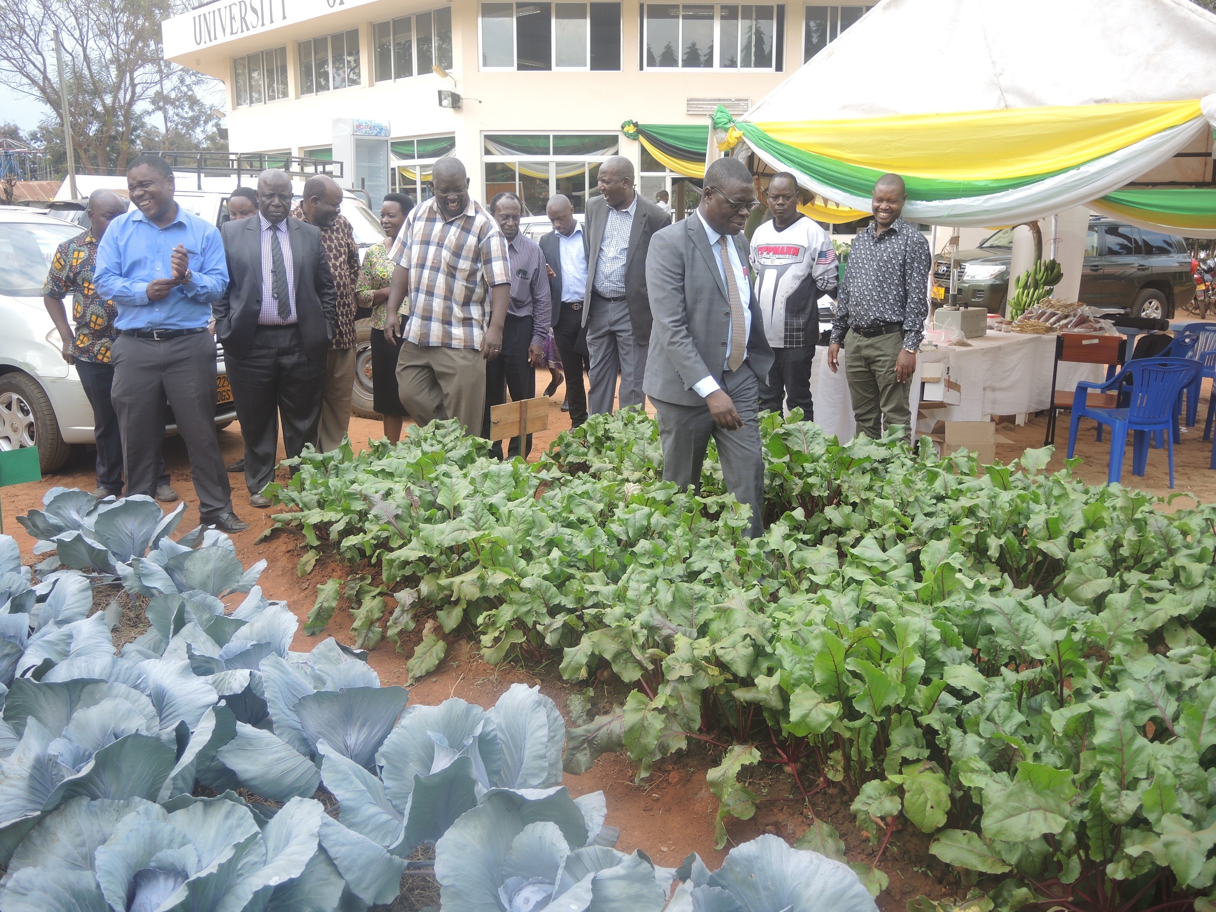 Nanenane2018 VC Chibunda at Crop science farm