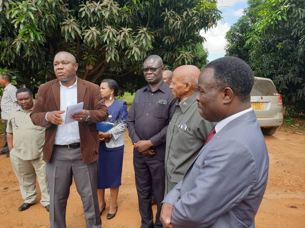 Judge Damian Luvuba visits Model Training Farm