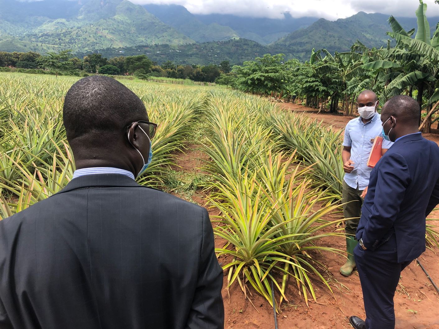 Hon Gerald Kusaya visits SUA 6